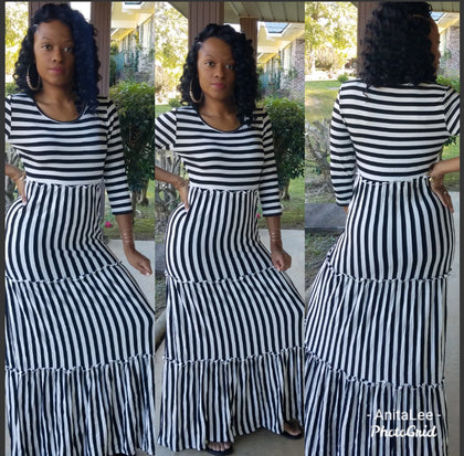 Stripe Me Down (Navy)