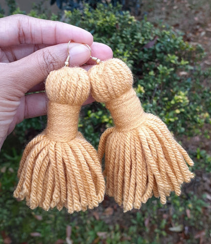 Mustard Earrings-Short